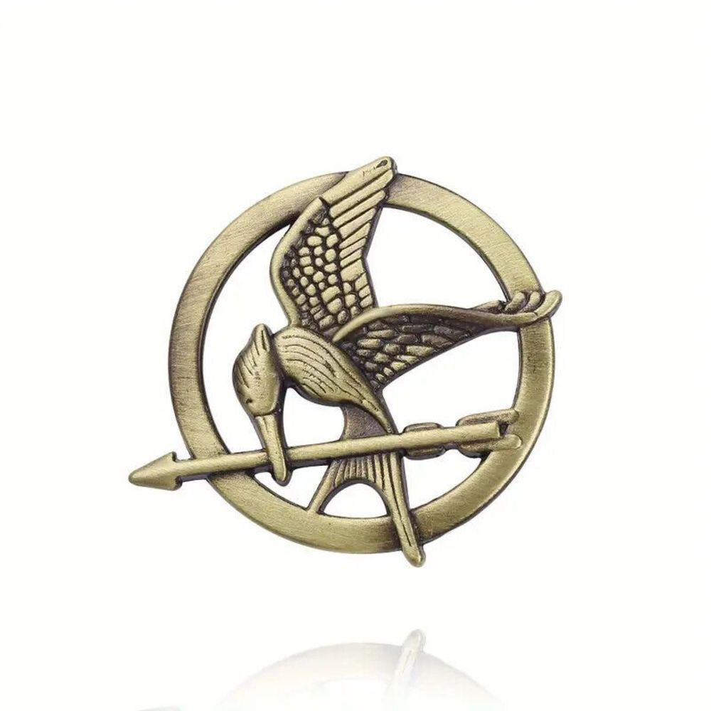 The Hunger Games Mockingjay Symbol Emblem Lapel Pin Brooch Charm Costume Jewelry